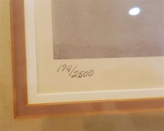 Norman Rockwell "JFK" lithograph with book and COA