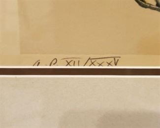 Norman Rockwell "Little Spooners" ARTIST PROOF lithograph signed in pencil