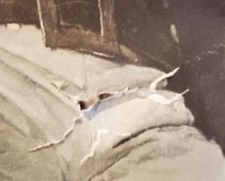 Norman Rockwell artist proof damaged