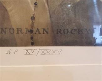 Norman Rockwell "Freedom from Want" ARTIST PROOF signed in pencil
