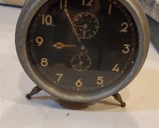 antique German alarm clock
