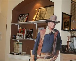 Elvis and John Wayne collectibles