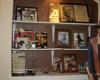 Elvis and John Wayne collectibles