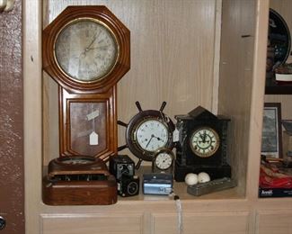 vintage Clocks and Cameras