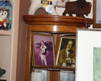 two autographed Don Ameche pictures