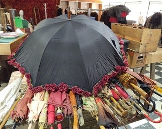 Many umbrellas 