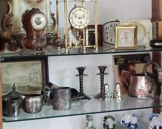 Antique clocks working and not working 