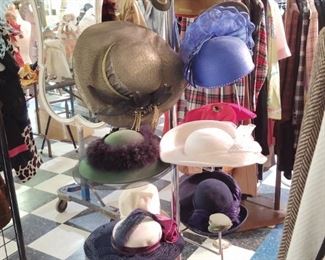 Lots of vintage hats