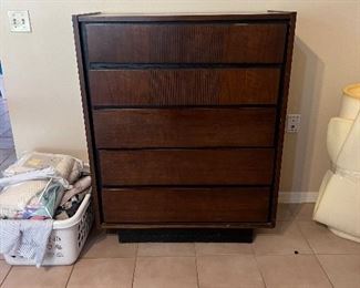 Matching mid century tall boy