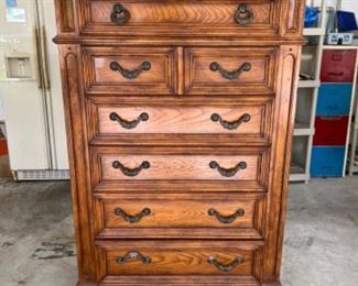 Broyhill tall boy dresser