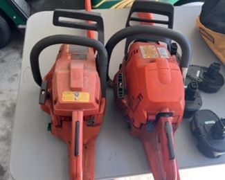 Husqvarna chainsaws
