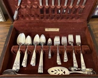 Community silver plated flatware