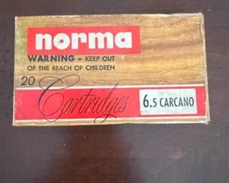 6.5 Carcano ammo
