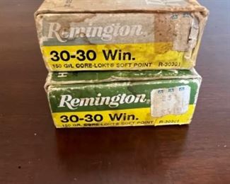 30-30 Winchester ammo