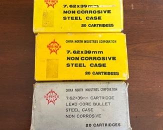 7.62 x 39mm ammo