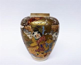 Antique Japanese Satsuma vase