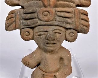 Vintage Aztec terracotta figure