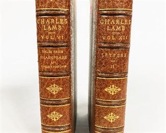 Antique books, Volumes Vi & XII of Charles Lamb. ........To register and to place bids simply go to www.capitolsalesservices.hibid.com