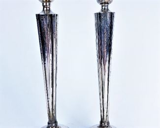 Early 1900s Sterling Silver Candle Holders