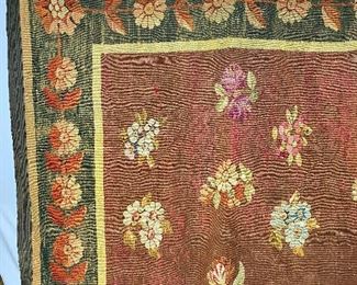 Antique French Aubusson Rug