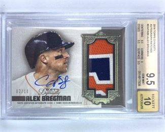 Alex Bregman Dynasty Auto/Jersey, BGS 9.5/10 Topps