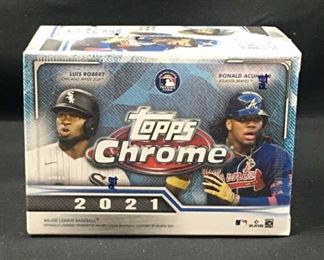 2021 Topps Chrome Baseball 8-Pack Blaster Box