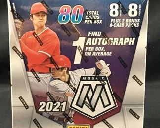 2021 Mosaic Baseball Mega Box w/ Autograph