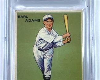 1933 Goudey Sparky Adams, Texas League CSG 1.5
