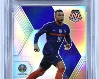 2021 Mosaic Kylian Mbappe Silver CSG 8.5 NM/Mint+