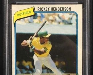 1980 Topps Rickey Henderson PSA EX 5 #482