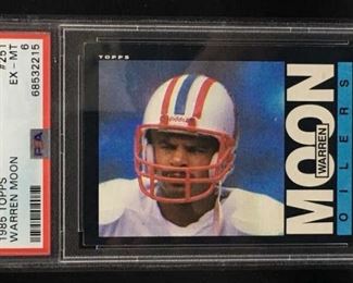 1985 Topps Warren Moon PSA EX-MT 6 #251