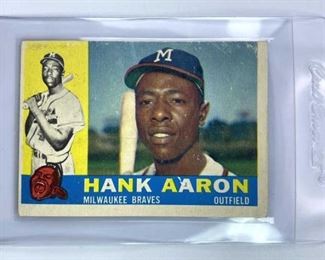 1960 Topps Hank Aaron #300