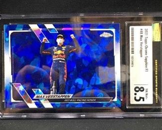 2021 Topps Sapphire F1 Max Verstappen #48 CSG 8.5