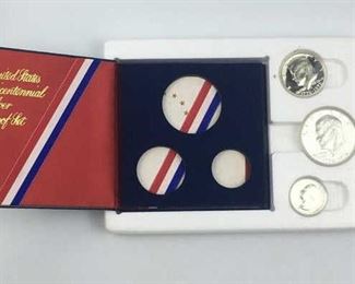 3 Piece Bicenntenial Silver Proof Set