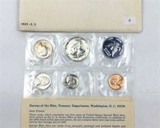 1965 SMS w/ High Gradeworthy Coins