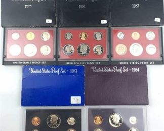 1981-1984 U.S. Proof Coin Sets