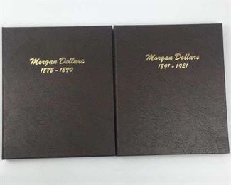 2 Dansco Albums For Complete Set of Morgan