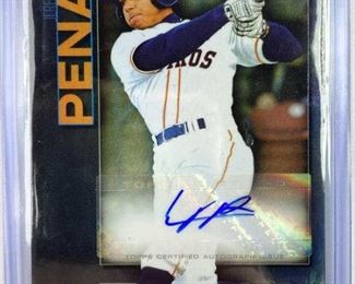 2020 Topps Jeremy Pena Autograph Bowman Platinum