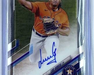 2021 Topps Chrome Luis Garcia Autograph RC