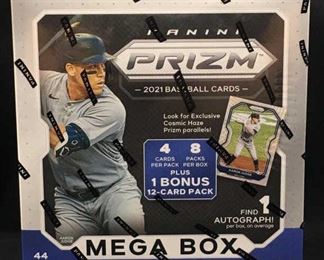 2021 Prizm Baseball Mega Box w/ Autograph