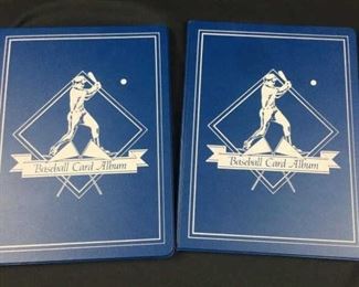 (2) Retro Baseball Card Albums Loaded w/ Stars