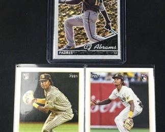 (3) C.J. Abrams Rookie Cards, Topps Update