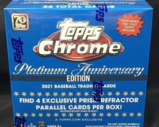 2021 Topps Chrome Platinum Anniversary Mega