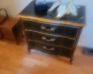 Black Credenza with 3 Draws $75