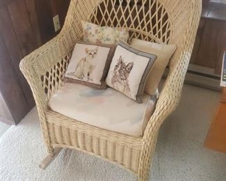 Rattan Rocker $25