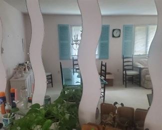 3 Wall Mirrors 64"x16" $100 set