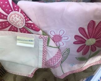 Pottery Barn “Daisy” valence. 2 available. Now $20 each or2/$30.