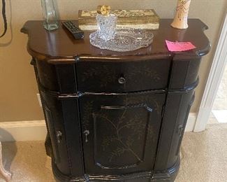 Lovely painted console cabinet
