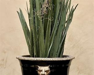 Faux Paperwhites in Urn