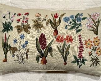 Embroidered Down Pillow